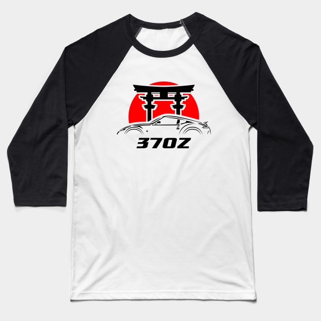 370Z Fairlady Z34 JDM Baseball T-Shirt by GoldenTuners